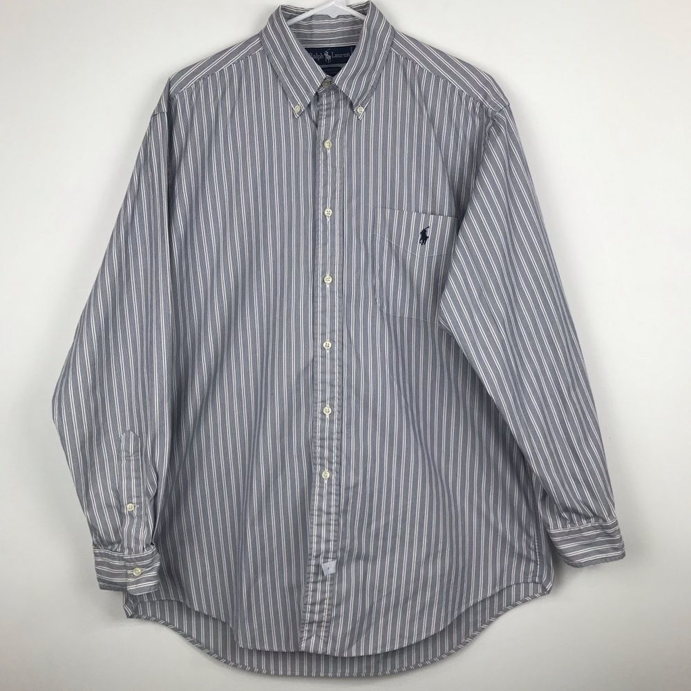 Ralph Lauren Striped Casual Button Down Shirt